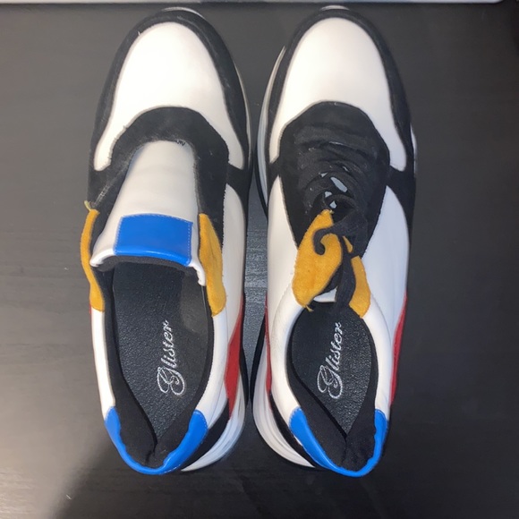 GLISTERS MULTICOLOR SNEAKERS SIZE 8.5 - Picture 5 of 5